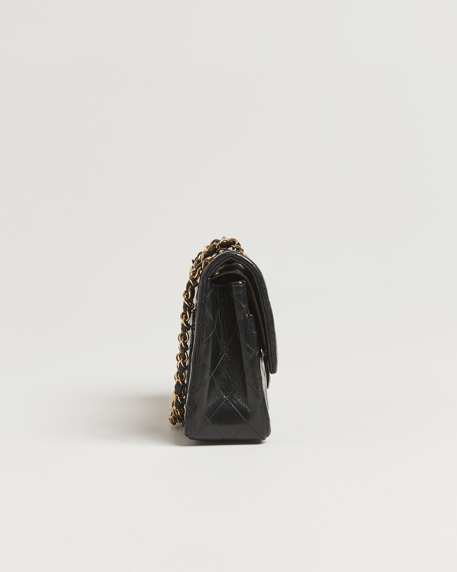 Herren | Gifts for Her | Chanel Pre-Owned | Classic Double Flap Medium Lambskin Black