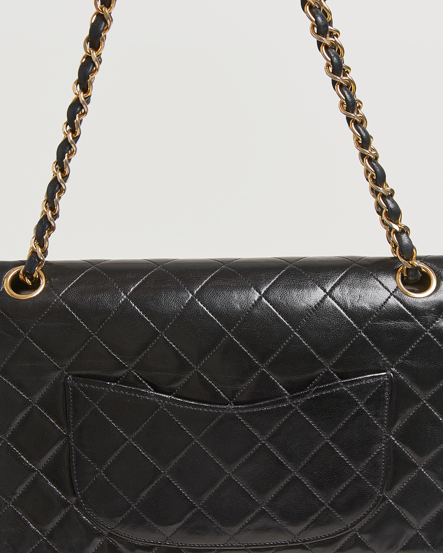 Herren | Gifts for Her | Chanel Pre-Owned | Classic Double Flap Medium Lambskin Black