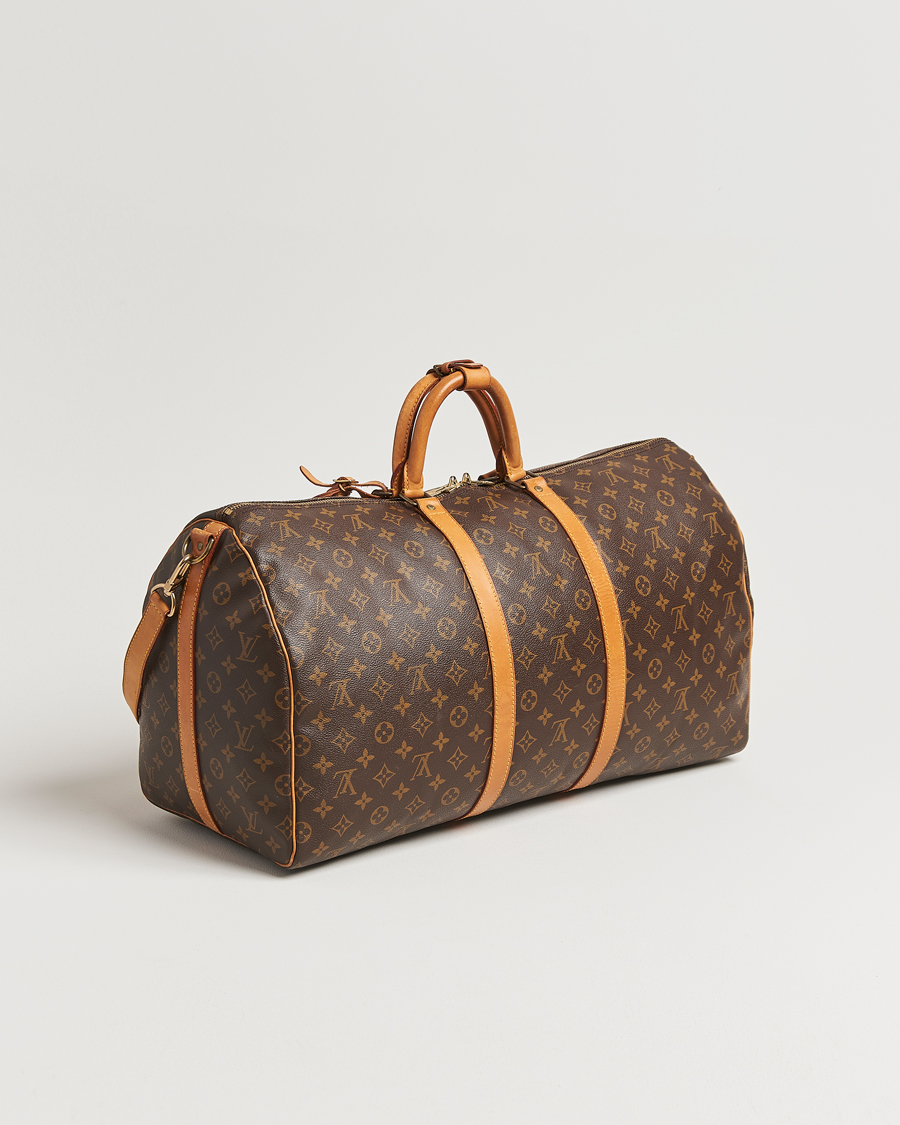 Herren | Pre-Owned & Vintage Bags | Louis Vuitton Pre-Owned | Keepall Bandoulière 55 Monogram