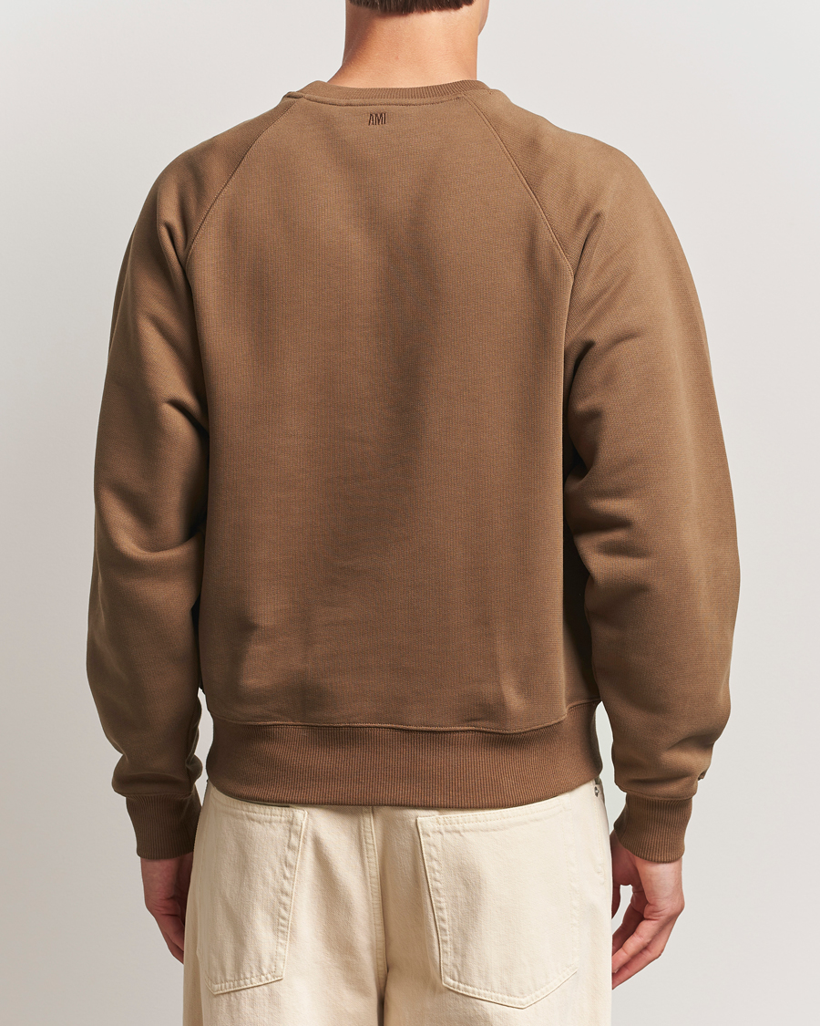 Herren | Pullover | AMI | Tonal Heart Logo Sweatshirt Noisette