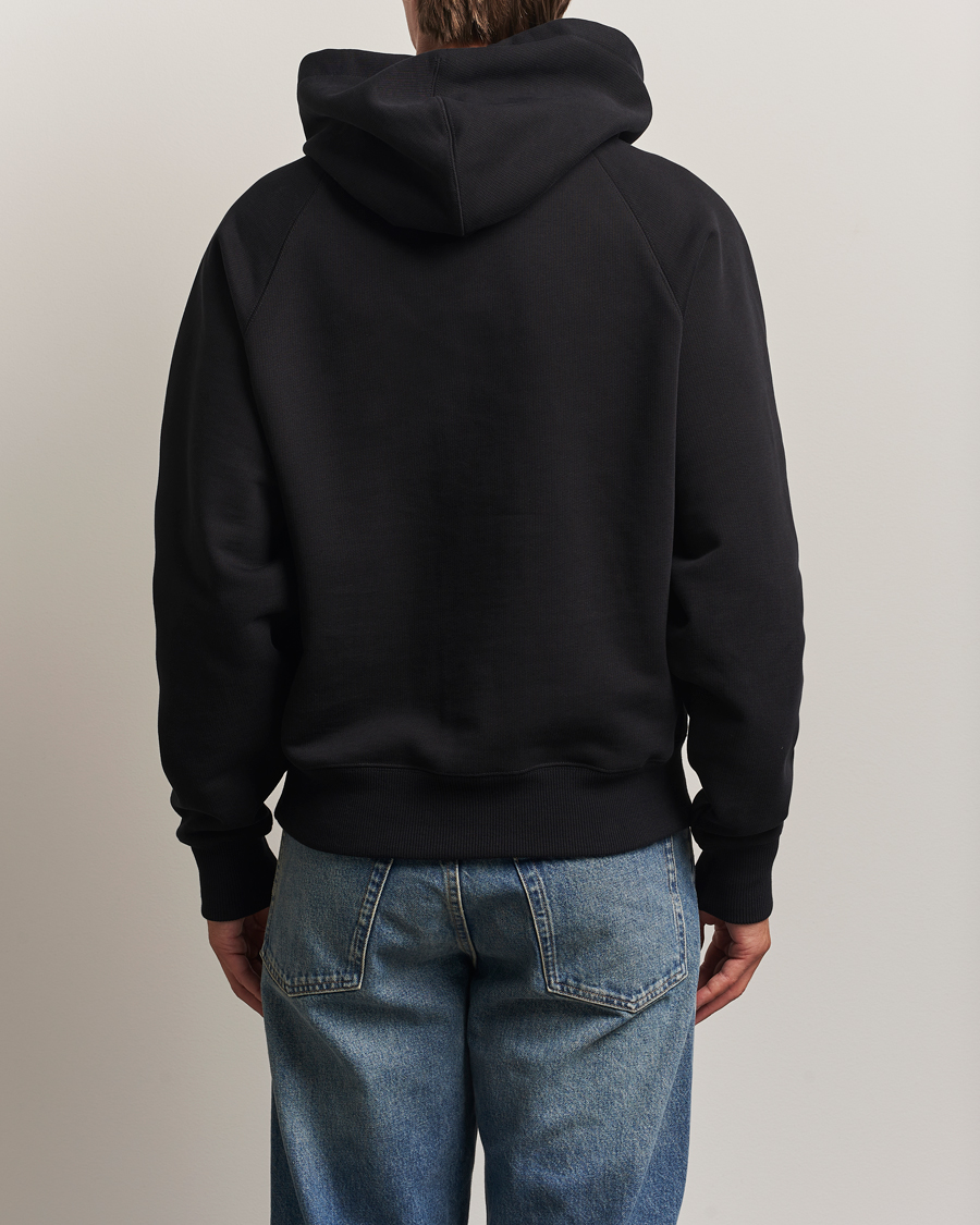 Herren | Pullover | AMI | Tonal Heart Logo Hoodie Black