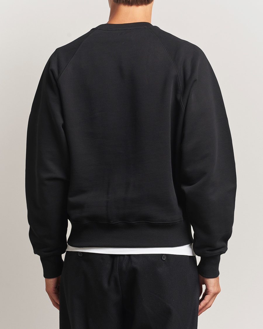 Herren | Pullover | AMI | Patch Heart Sweatshirt Black