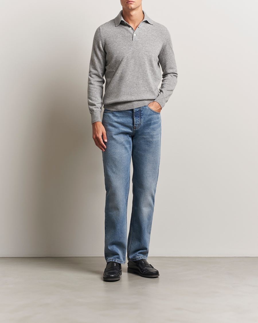 Herren | Hosen | AMI | Classic Fit Jeans Used Blue