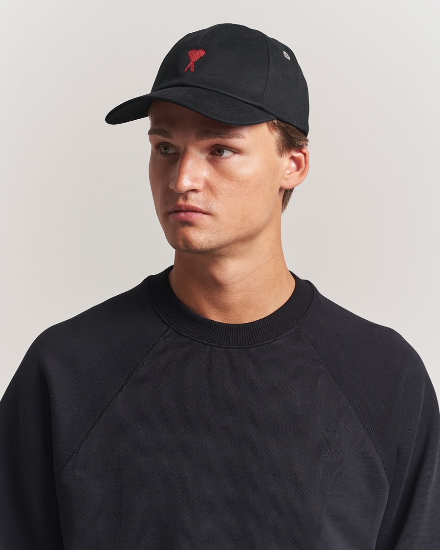 Herren | Hüte & Mützen | AMI | Heart Logo Cap Black