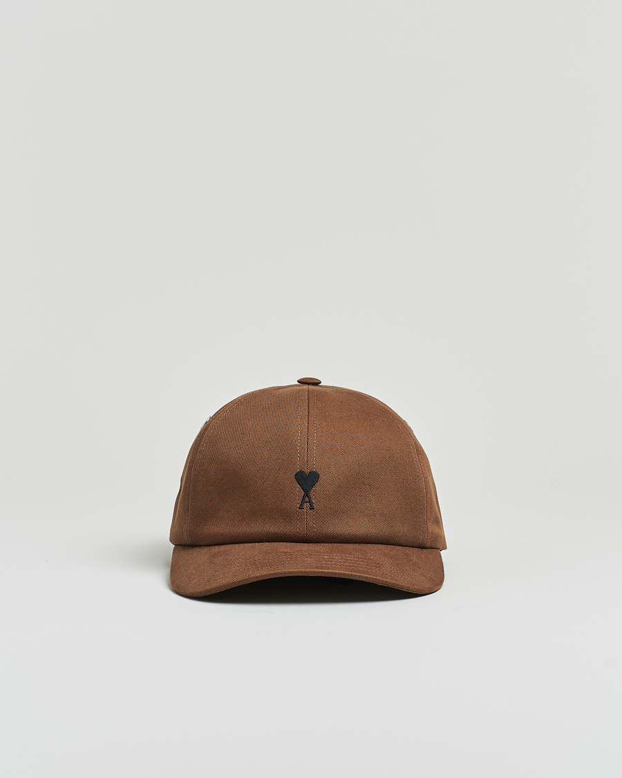 Herren | Hüte & Mützen | AMI | Black Heart Logo Cap Noisette