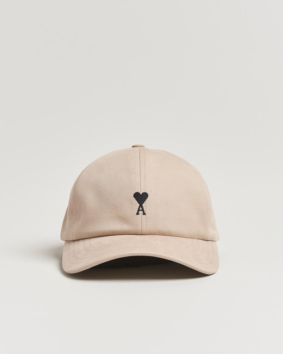 Herren | Hüte & Mützen | AMI | Black Heart Logo Cap Cafe Creme