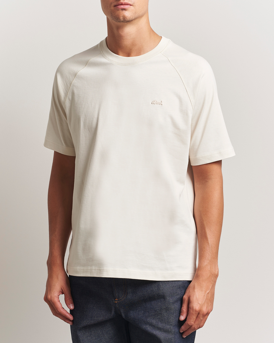 Herren | T-Shirts | AMI | Signature Logo T-Shirt Ivory