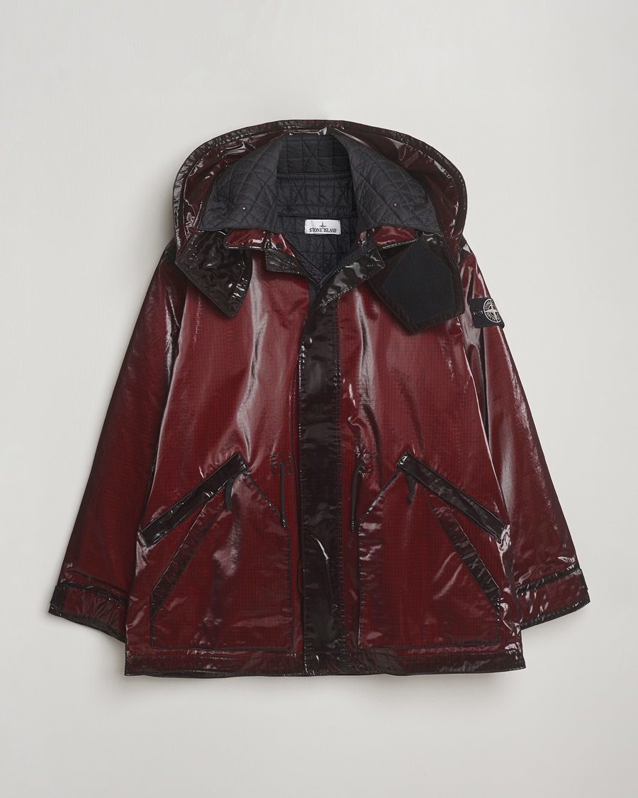 Herren | Jacken | Stone Island | Short Ripstop Detachable Inner Parka Burgundy