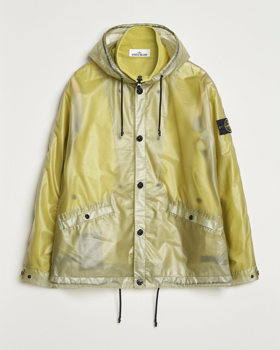 Herren | Jacken | Stone Island | Translusent Cover Moleskin Short Parka Green
