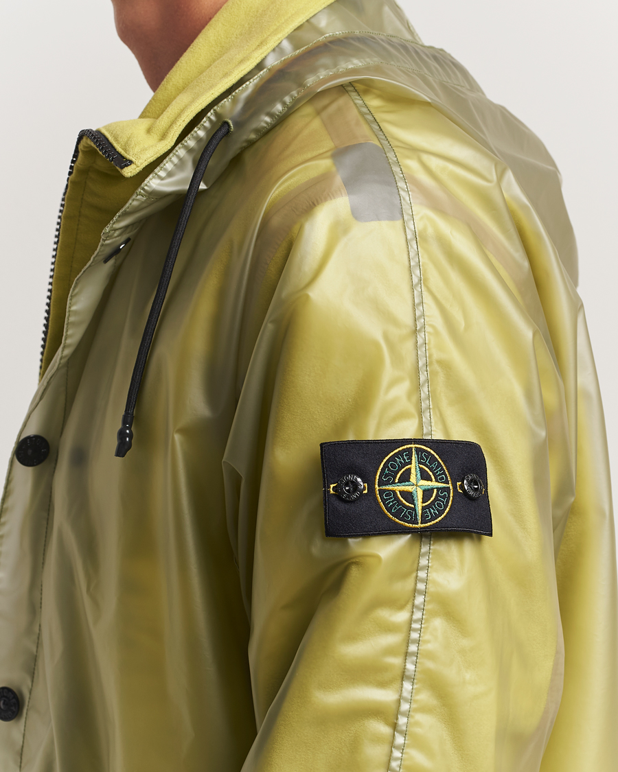Herren | Jacken | Stone Island | Translusent Cover Moleskin Short Parka Green