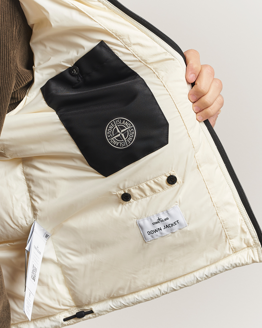 Herren | Jacken | Stone Island | Ripstop Cordura Padded Down Parka Ivory