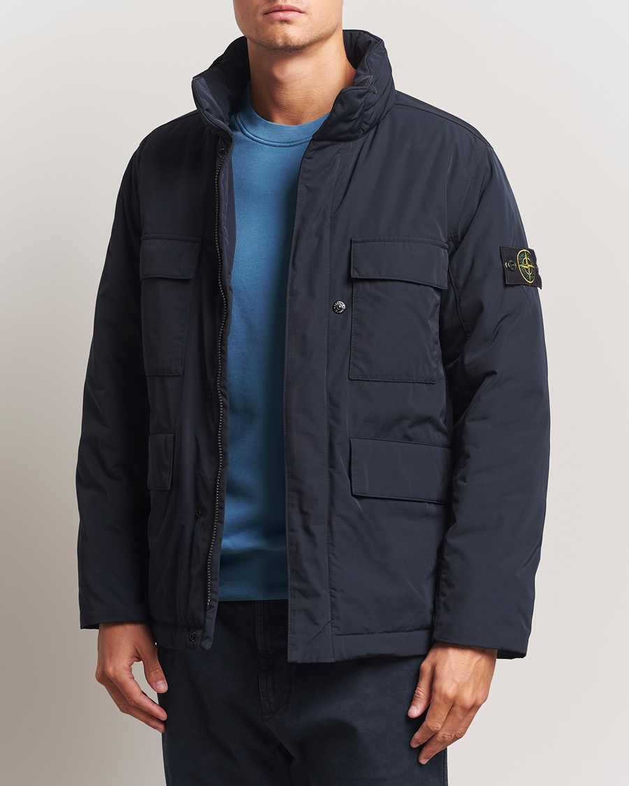 Herren | Jacken | Stone Island | Micro Twill Padded Field Jacket Navy