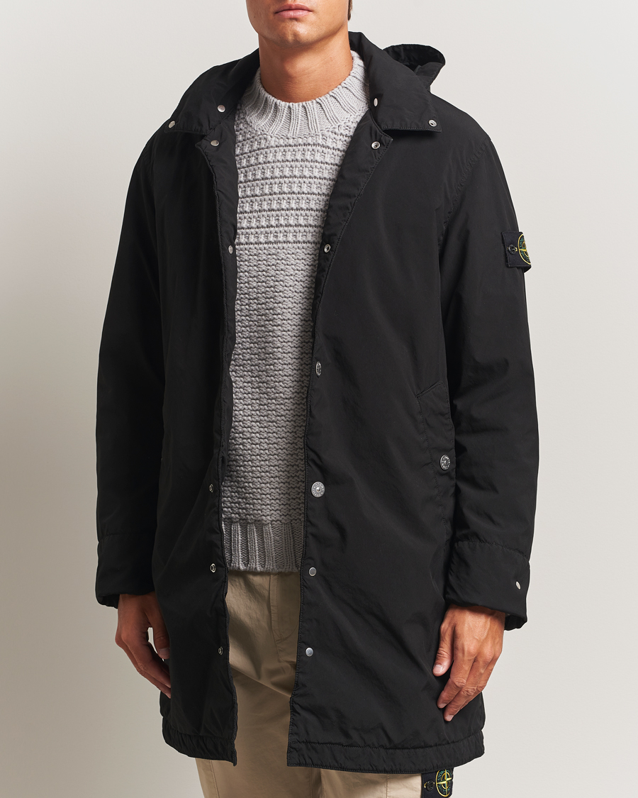 Herren | Jacken | Stone Island | Light Compact Padded Hood Coat Black