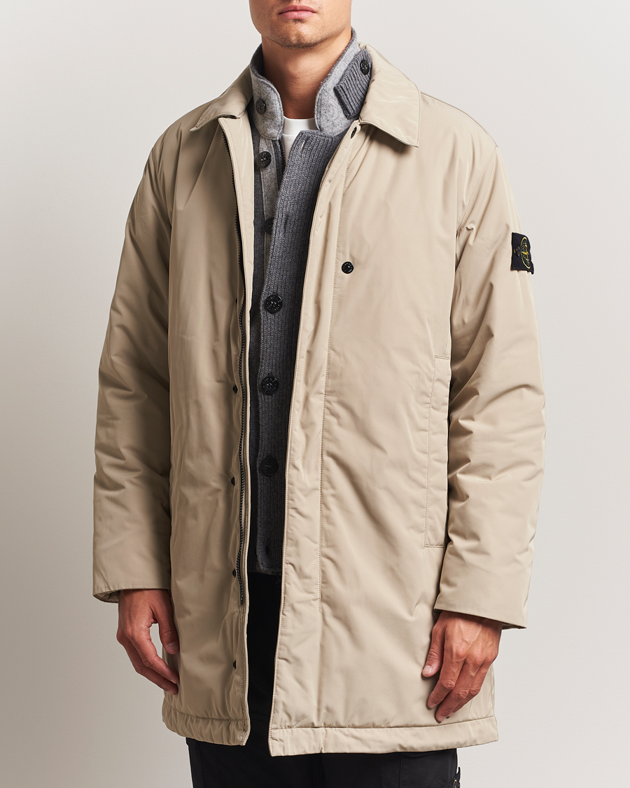 Herren | Jacken | Stone Island | Micro Twill Primaloft Padded Coat Beige