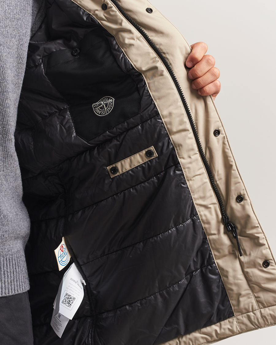 Herren | Jacken | Stone Island | Micro Twill Primaloft Padded Coat Beige
