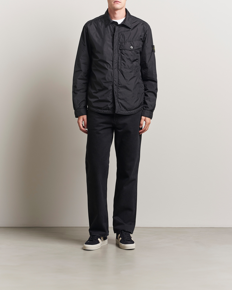 Herren | Jacken | Stone Island | Crinkle Reps Padded Shirt Jacket Black
