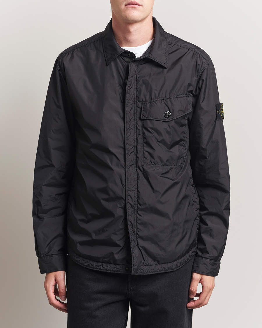 Herren | Jacken | Stone Island | Crinkle Reps Padded Shirt Jacket Black