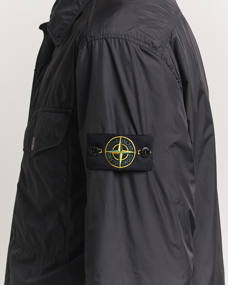 Herren | Jacken | Stone Island | Crinkle Reps Padded Shirt Jacket Black