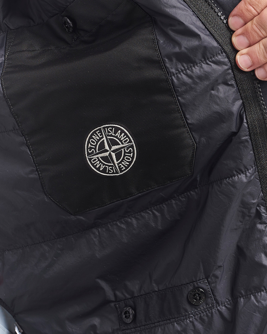 Herren | Jacken | Stone Island | Crinkle Reps Padded Shirt Jacket Black