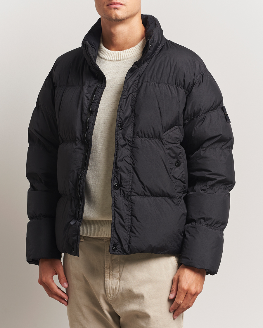 Herren | Jacken | Stone Island | Crinkle Reps Down Jacket Black