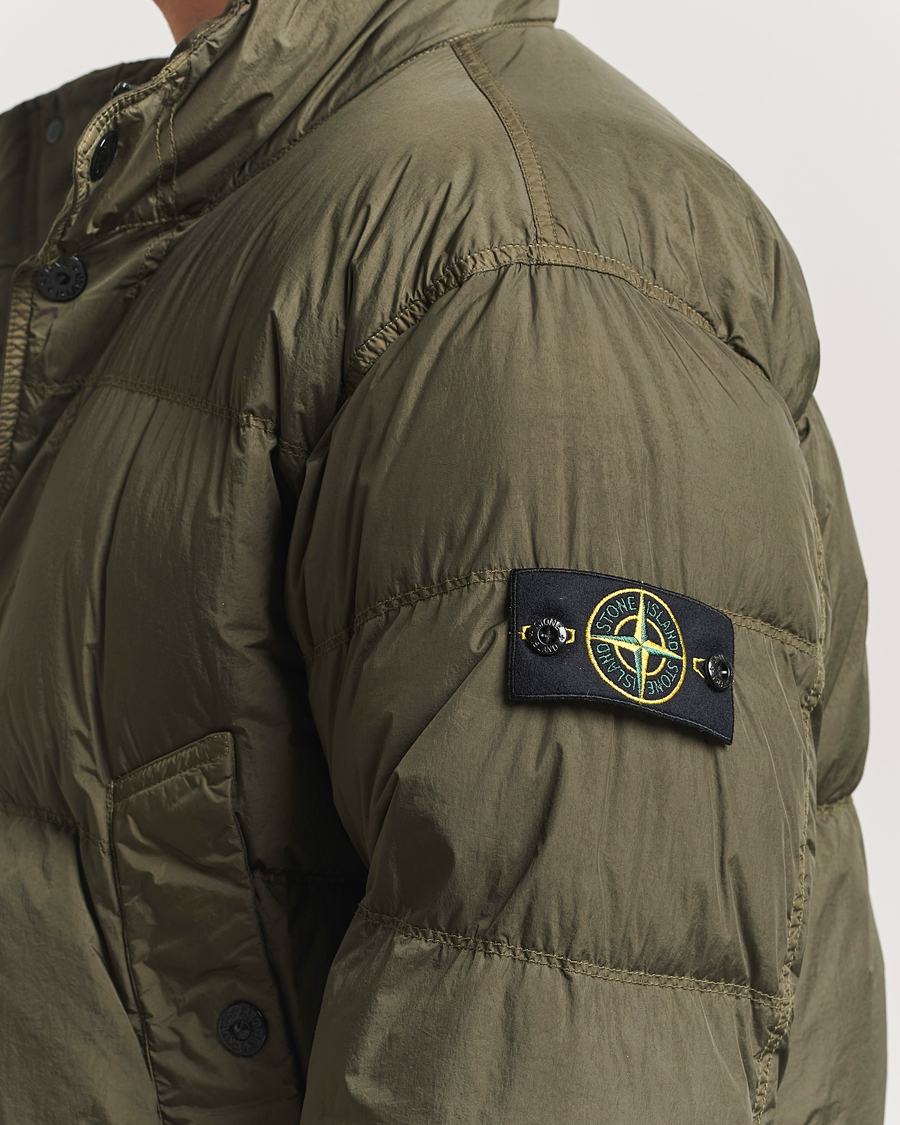 Herren | Jacken | Stone Island | Crinkle Reps Down Jacket Military Green