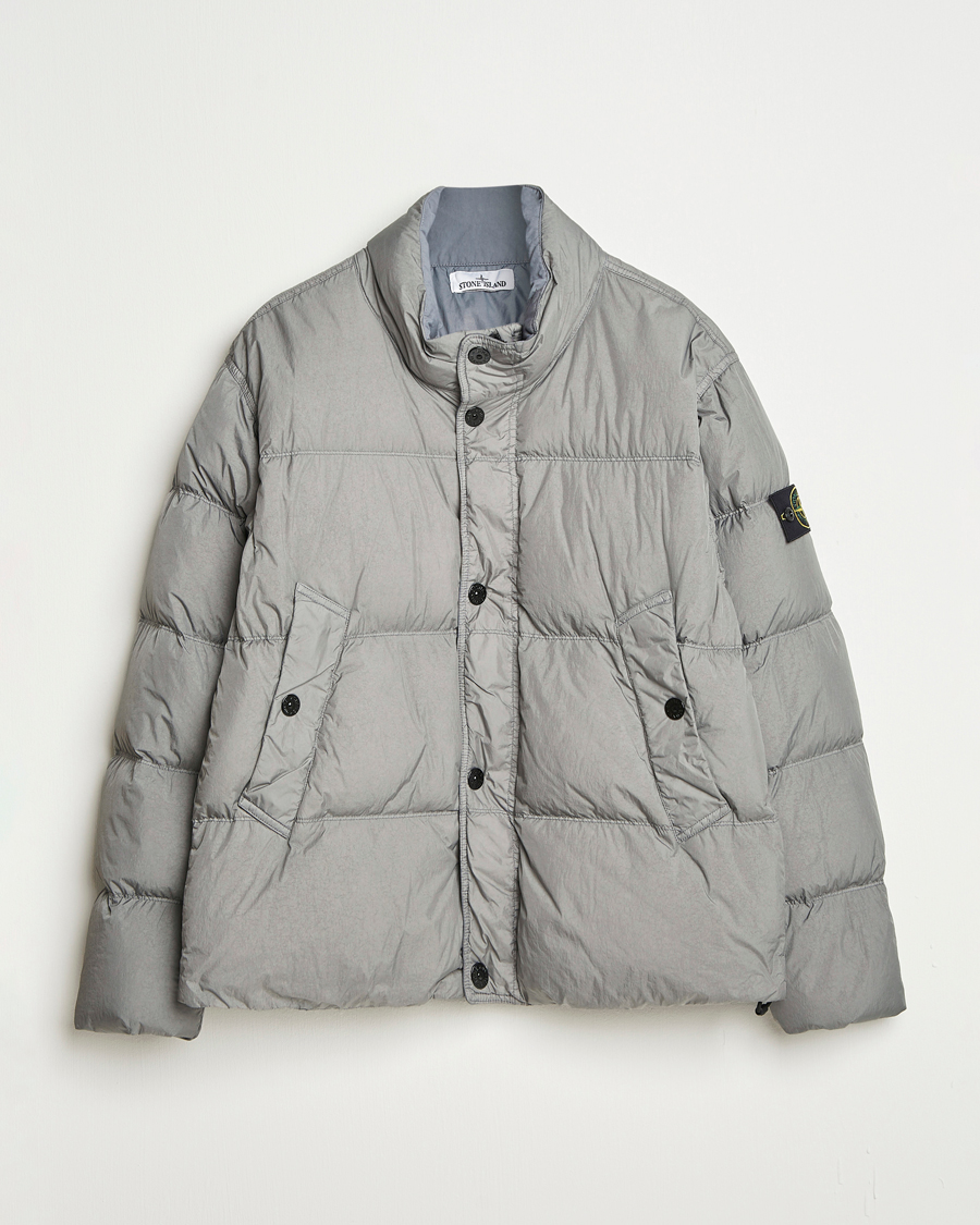 Herren | Jacken | Stone Island | Crinkle Reps Down Jacket Cement
