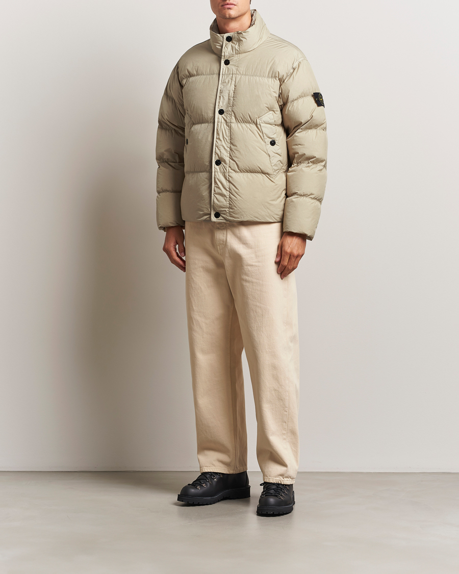 Herren | Jacken | Stone Island | Crinkle Reps Down Jacket Beige