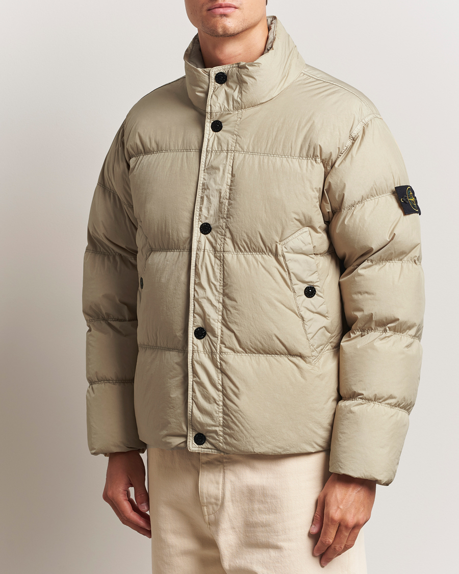 Herren | Jacken | Stone Island | Crinkle Reps Down Jacket Beige