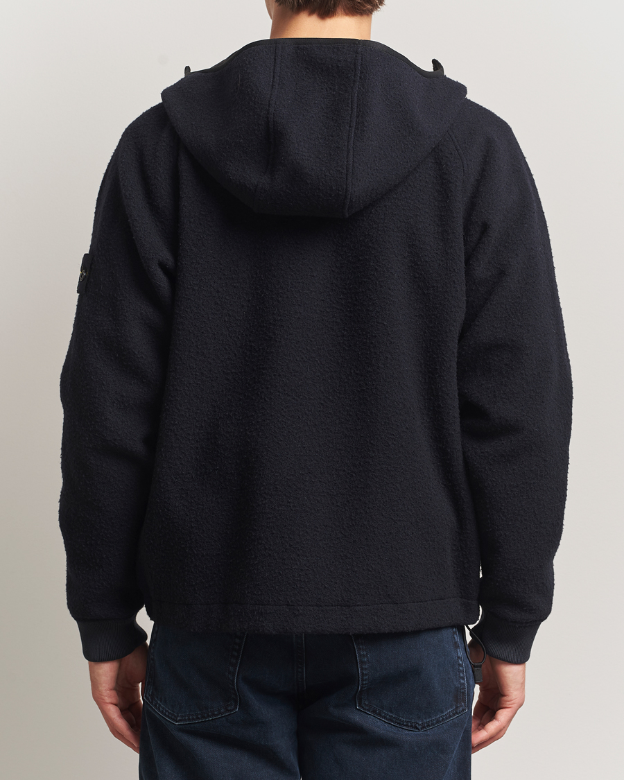 Herren | Jacken | Stone Island | Panno Ratinato Wool Jacket Navy