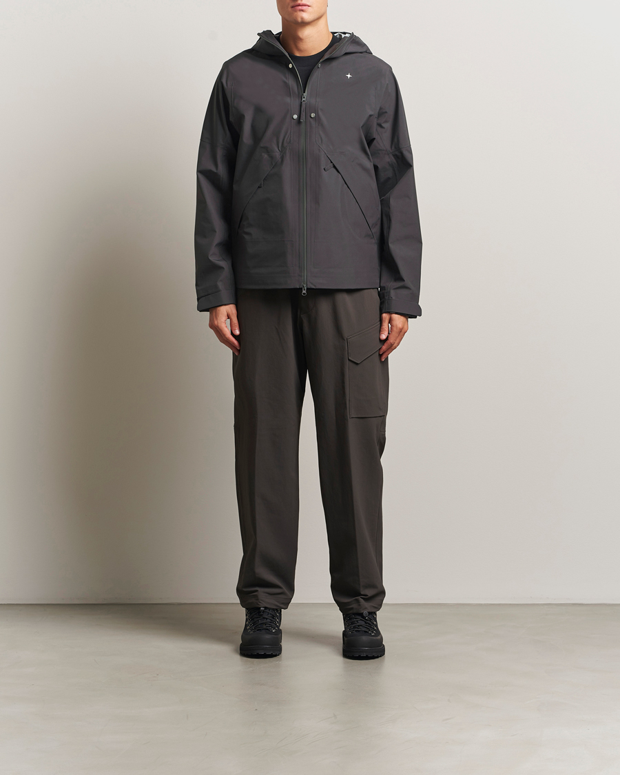 Herren | Jacken | Stone Island | Stellina 3L Gore-Tex Hooded Jacket Lead Grey