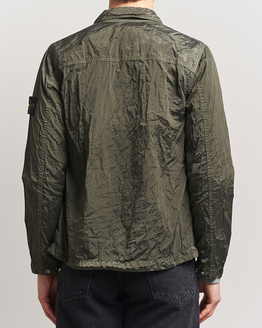 Herren | Hemden | Stone Island | Nylon Metal Zip Overshirt Military Green