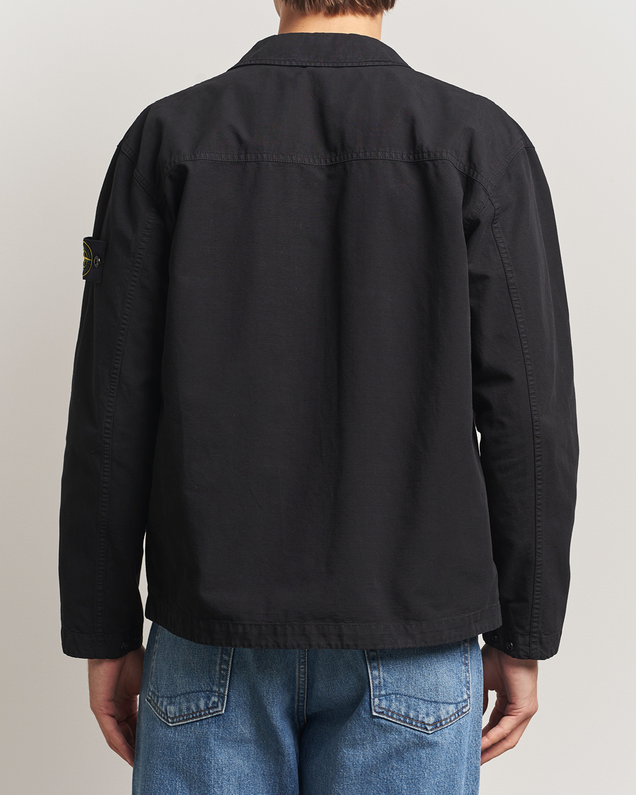 Herren | Hemden | Stone Island | Organic Cotton Ripstop Overshirt Black