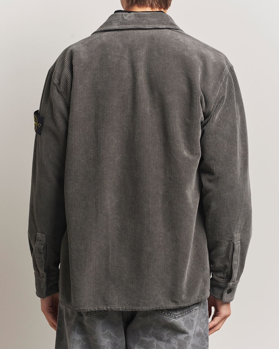 Herren | Hemden | Stone Island | Organic Cotton Cord Overshirt Grey