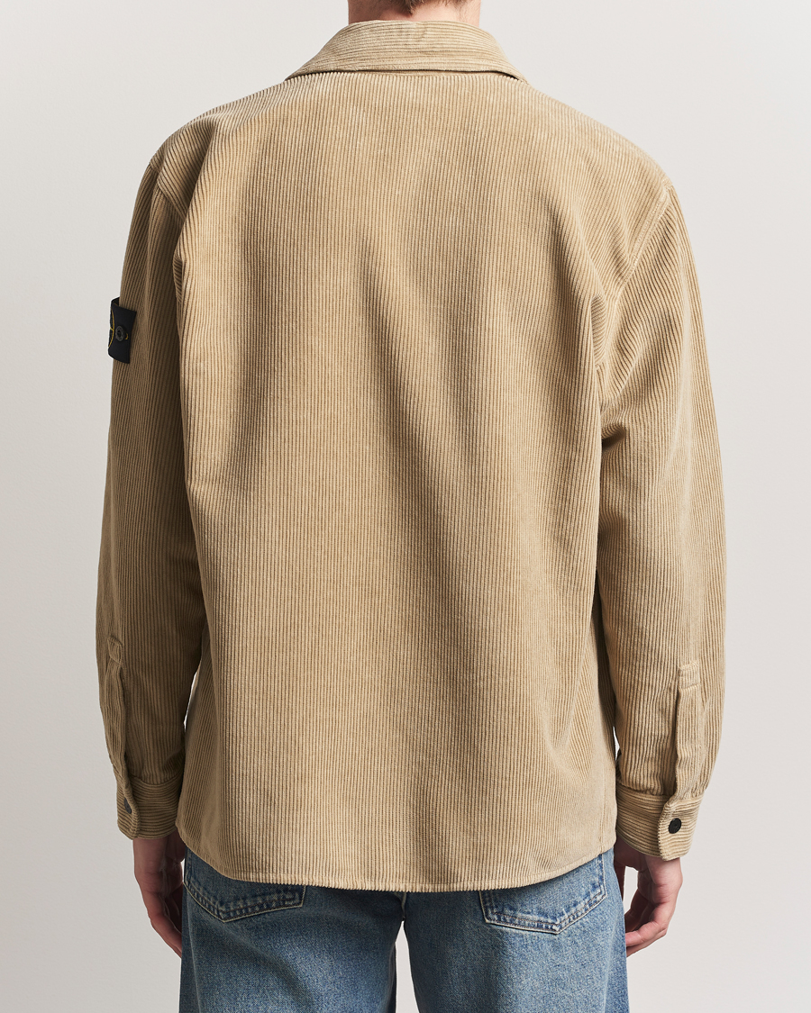Herren | Hemden | Stone Island | Organic Cotton Cord Overshirt Beige