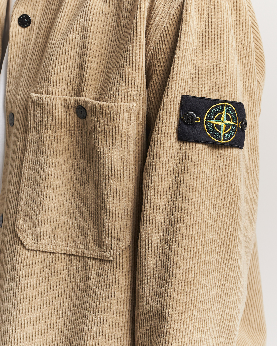 Herren | Hemden | Stone Island | Organic Cotton Cord Overshirt Beige