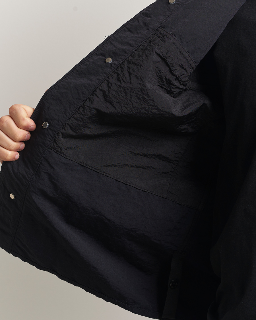 Herren | Hemden | Stone Island | Naslan TC Corrosion Treatment Overshirt Black