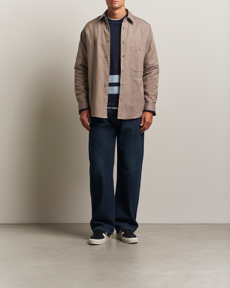 Herren | Hemden | Stone Island | Marina Organic Oxford Cotton Shirt Tobacco