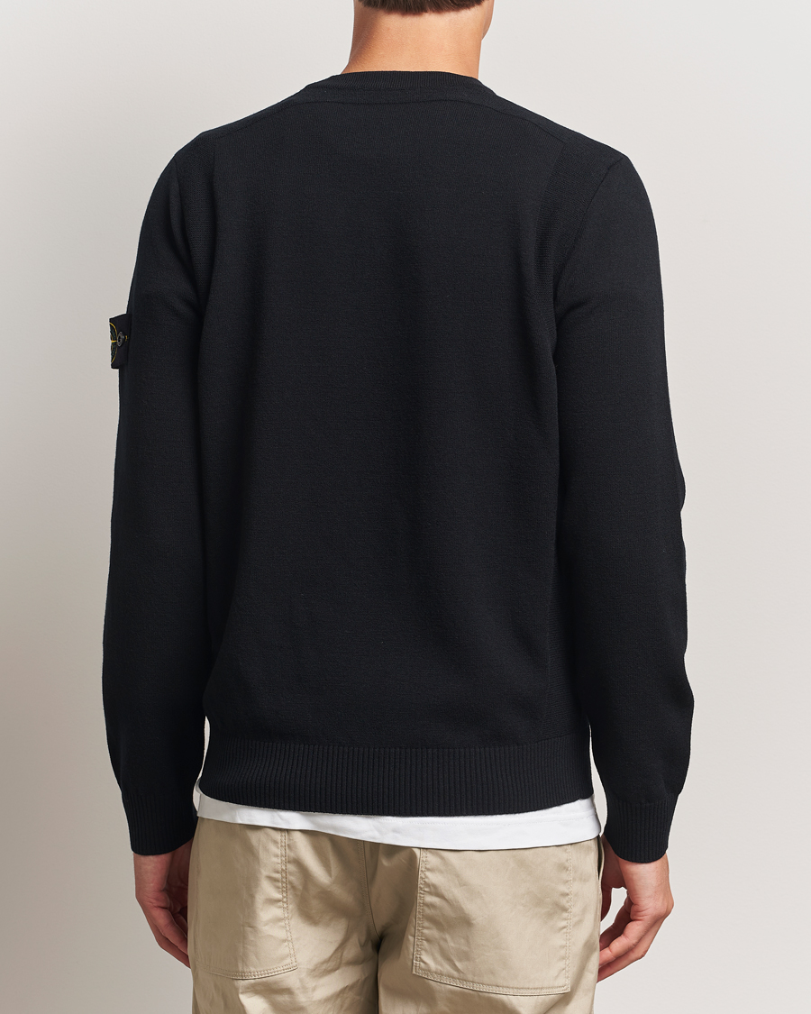 Herren | Pullover | Stone Island | Stretch Wool Knitted Jumper Black