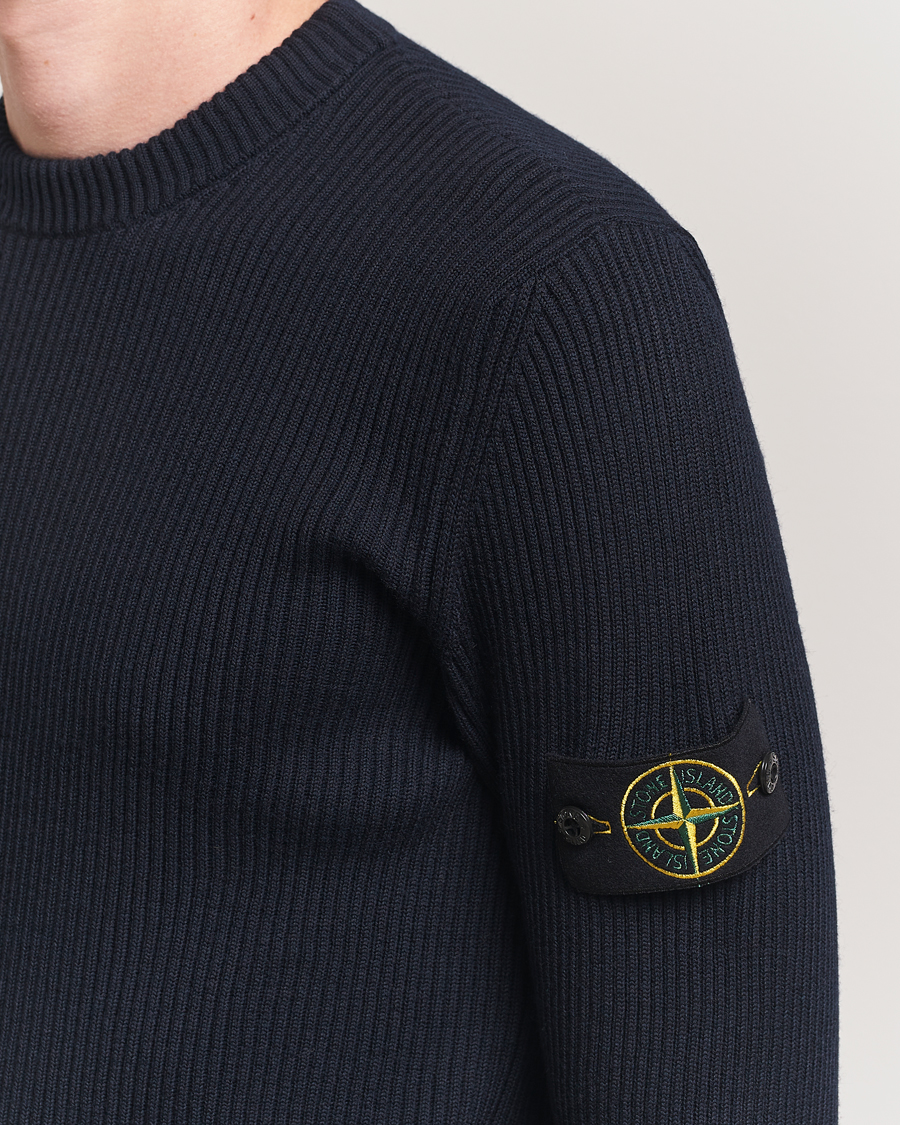 Herren | Pullover | Stone Island | Full Rib Crewneck Navy