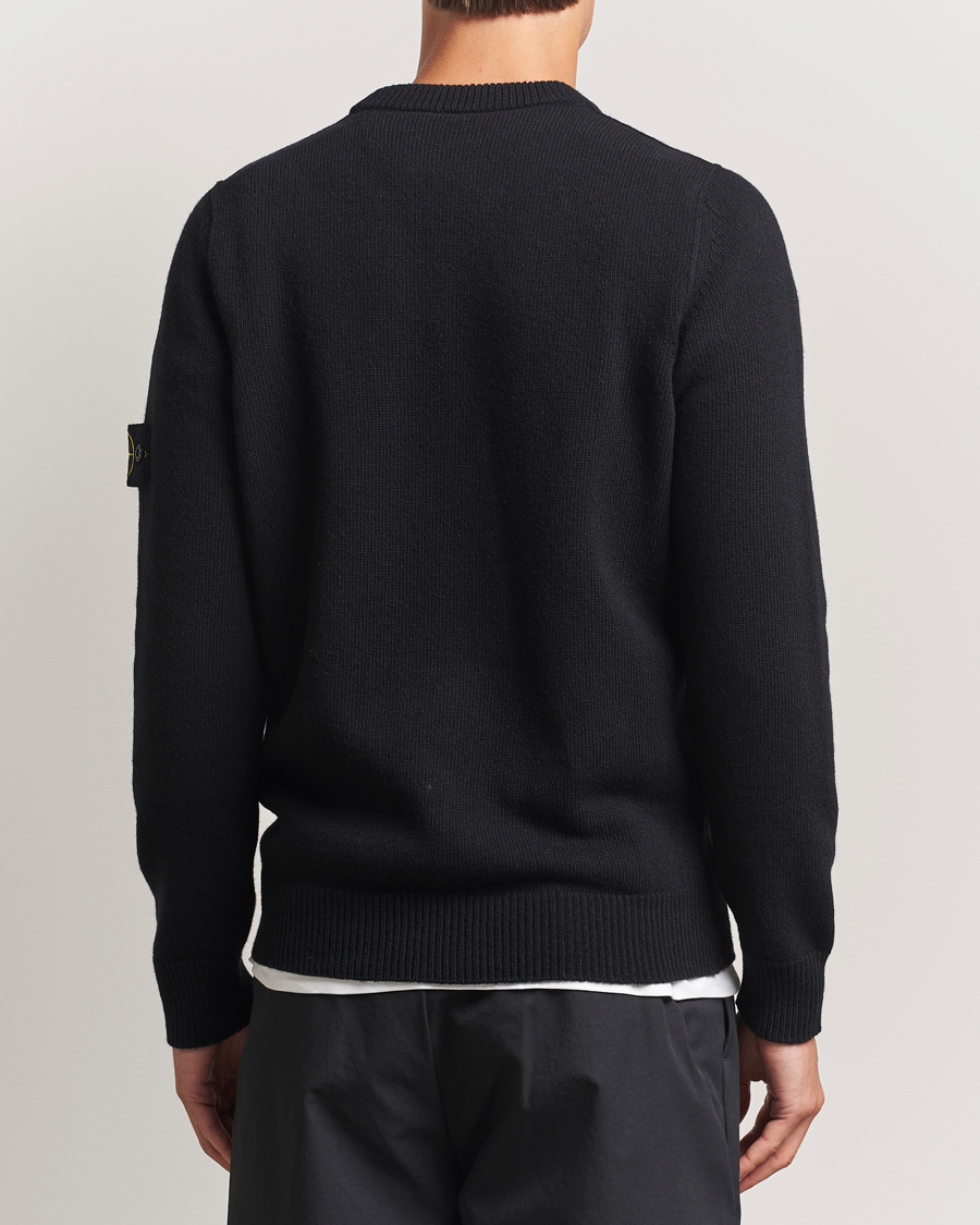 Herren | Pullover | Stone Island | Knitted Lambswool Crew Neck Black