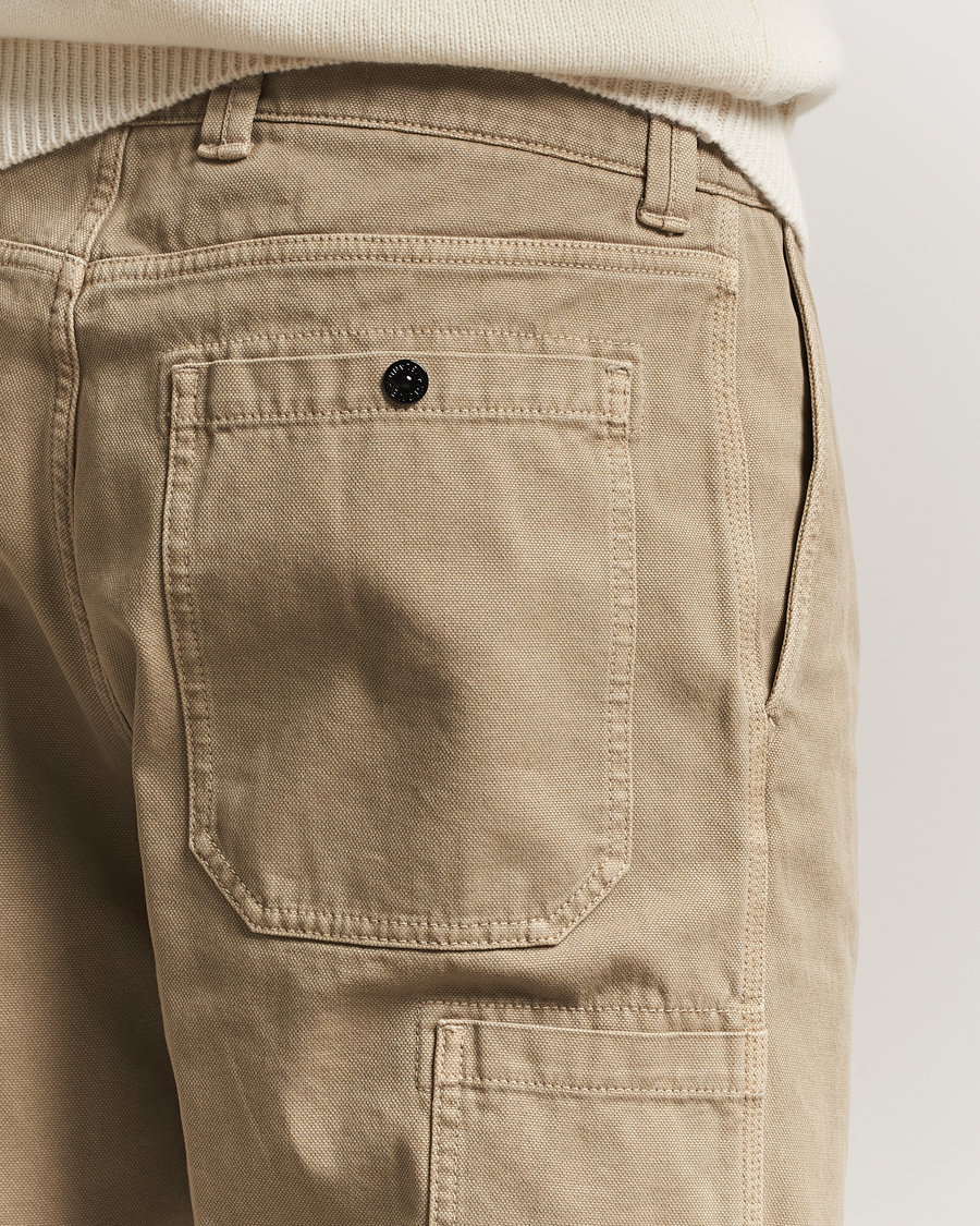 Herren | Hosen | Stone Island | Panama Cotton Old Effect Trousers Desert