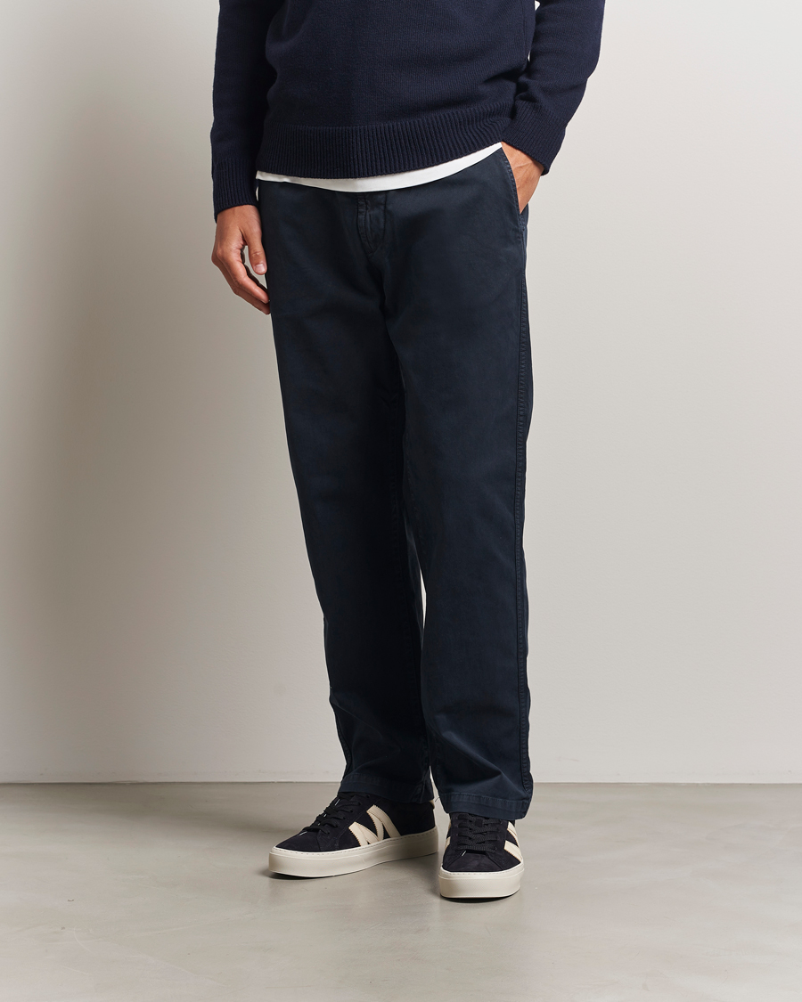 Herren | Hosen | Stone Island | Cotton Twill Stretch Chino Navy