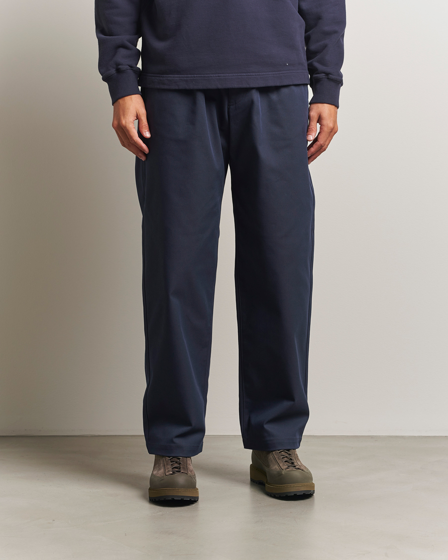 Herren | Hosen | Stone Island | Marina Yard Dyed Stretch Gabardine Trousers Navy