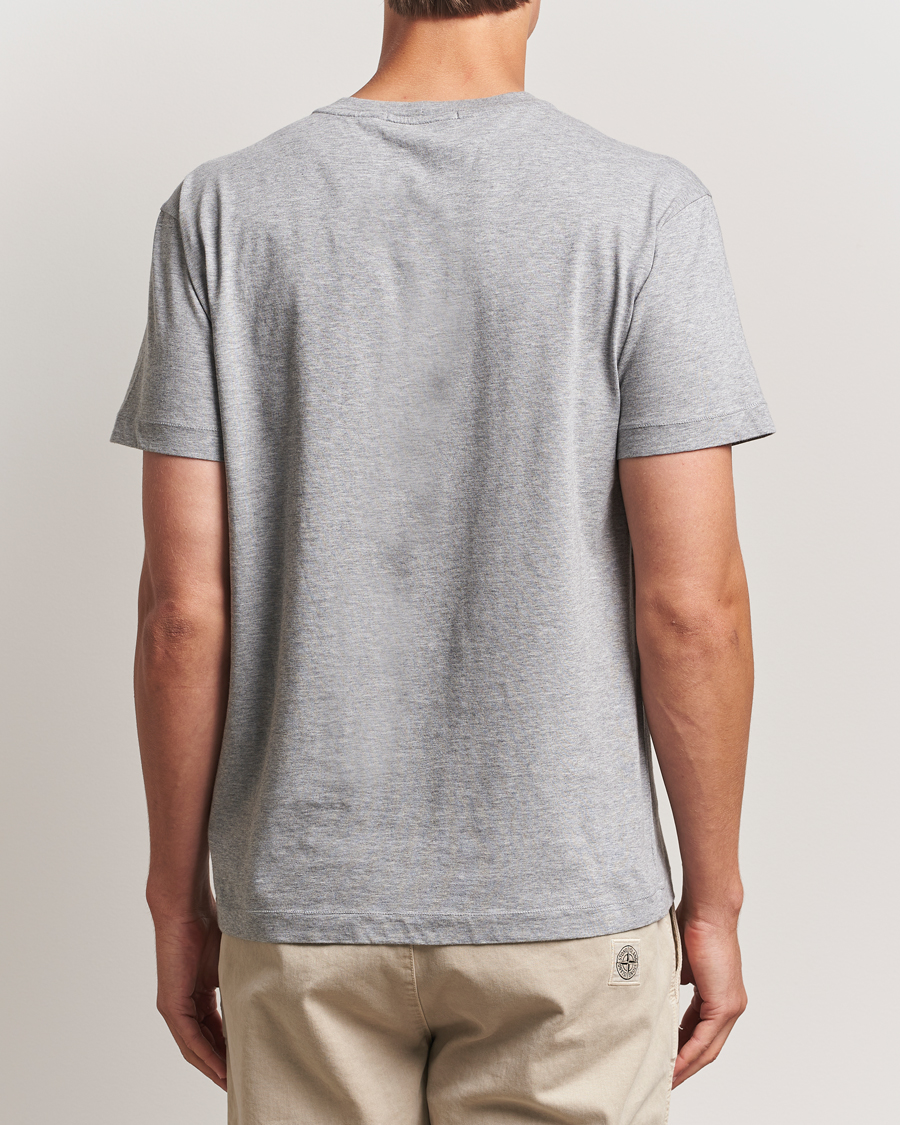 Herren | T-Shirts | Stone Island | Garment Dyed Cotton Jersey T-Shirt Grey Melange