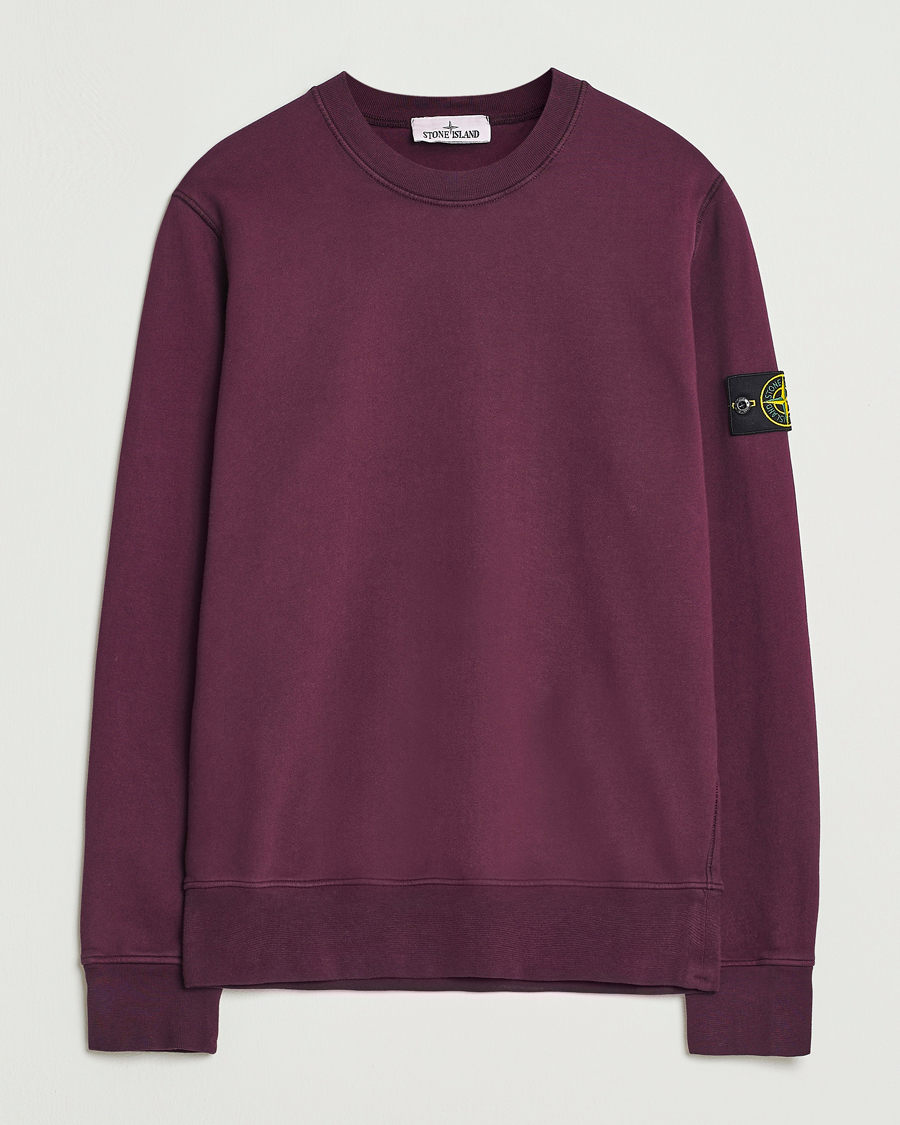 Herren | Pullover | Stone Island | Garment Dyed Fleece Sweatshirt Amaranth