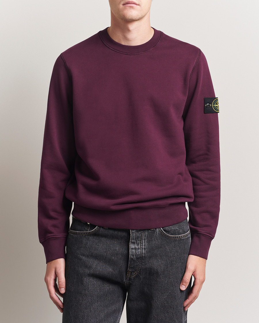 Herren | Pullover | Stone Island | Garment Dyed Fleece Sweatshirt Amaranth