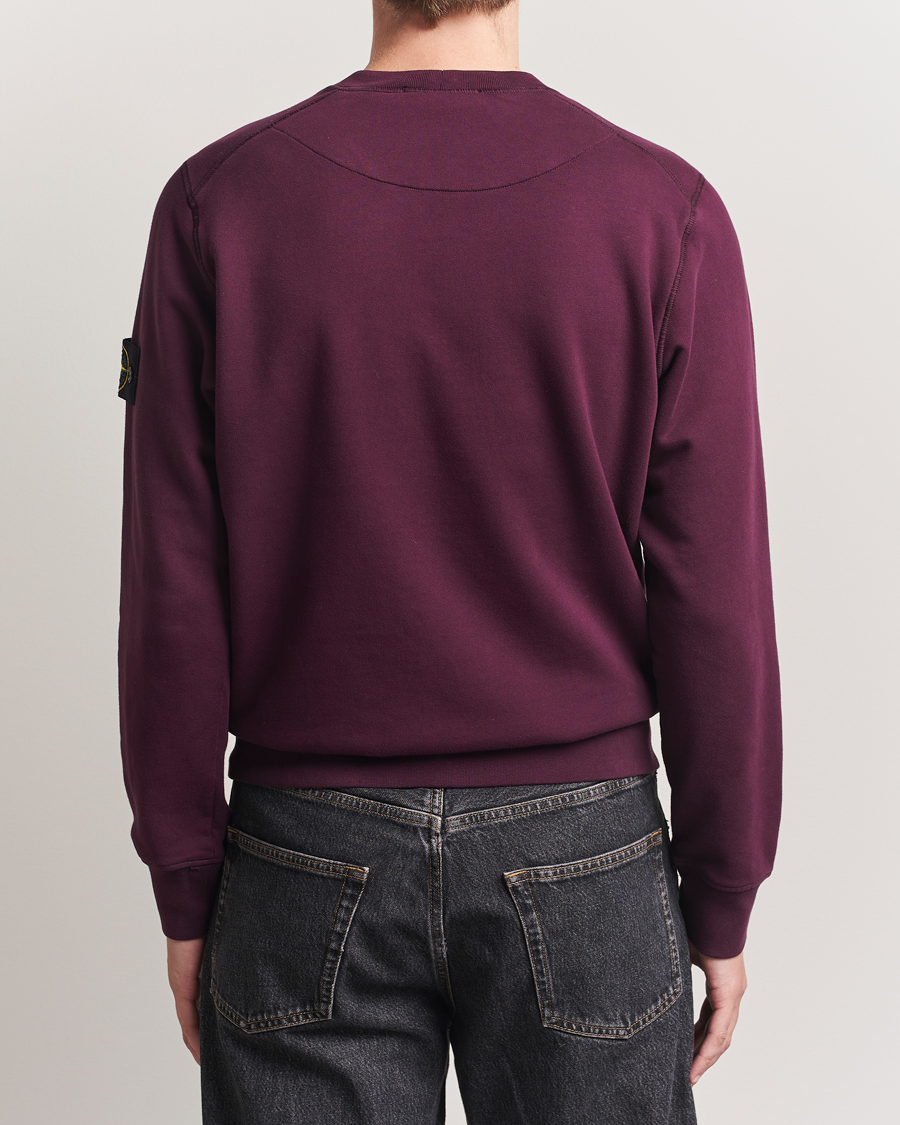 Herren | Pullover | Stone Island | Garment Dyed Fleece Sweatshirt Amaranth