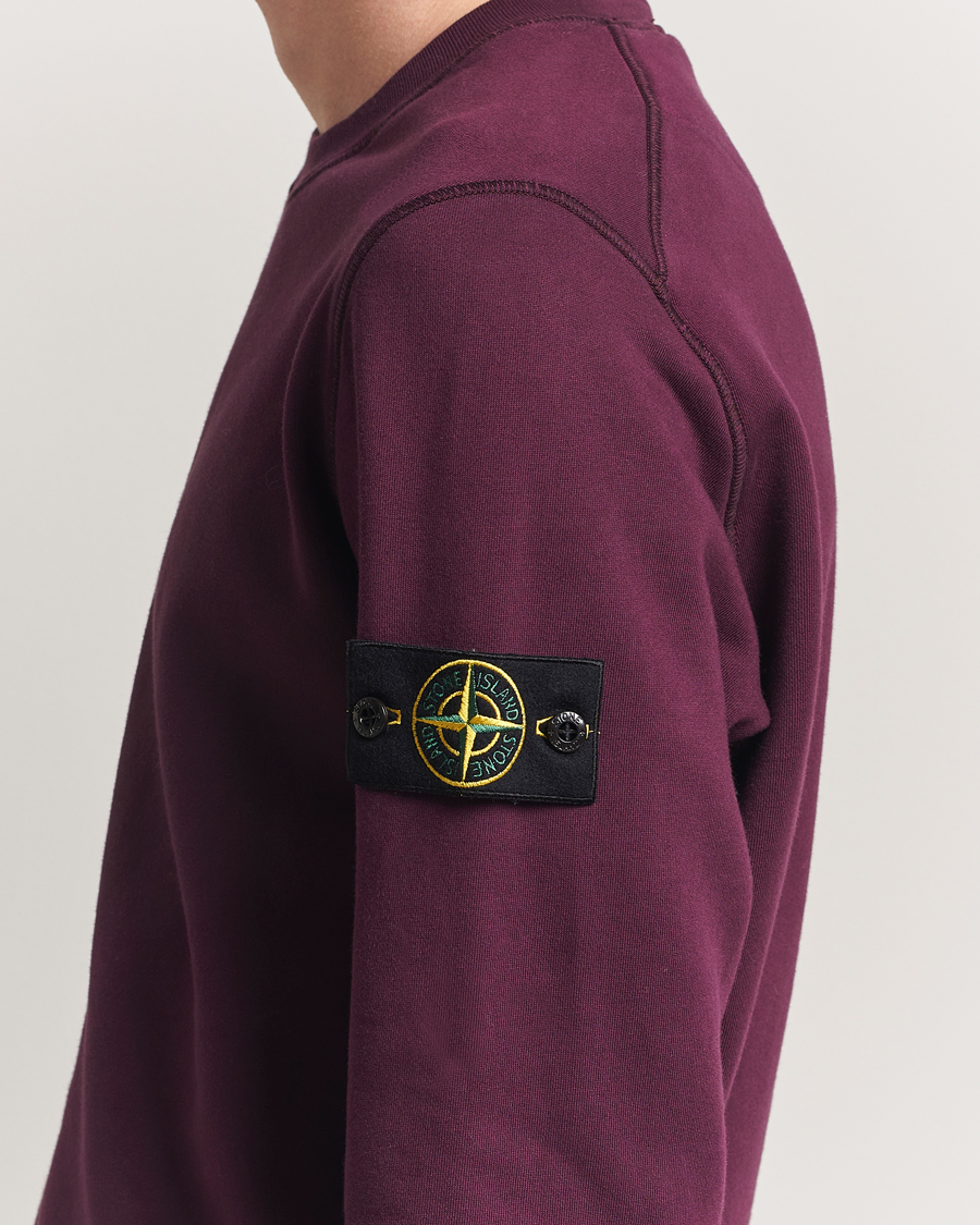 Herren | Pullover | Stone Island | Garment Dyed Fleece Sweatshirt Amaranth