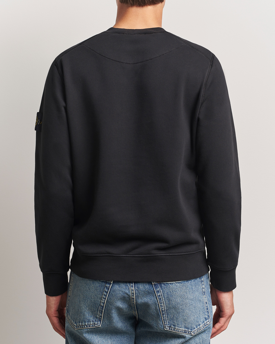 Herren | Pullover | Stone Island | Garment Dyed Fleece Sweatshirt Black