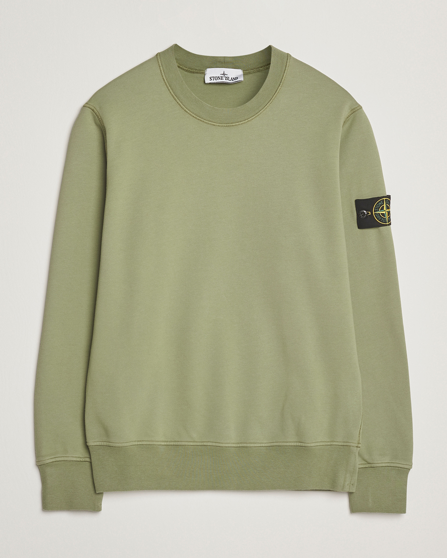 Herren | Pullover | Stone Island | Garment Dyed Fleece Sweatshirt Sage